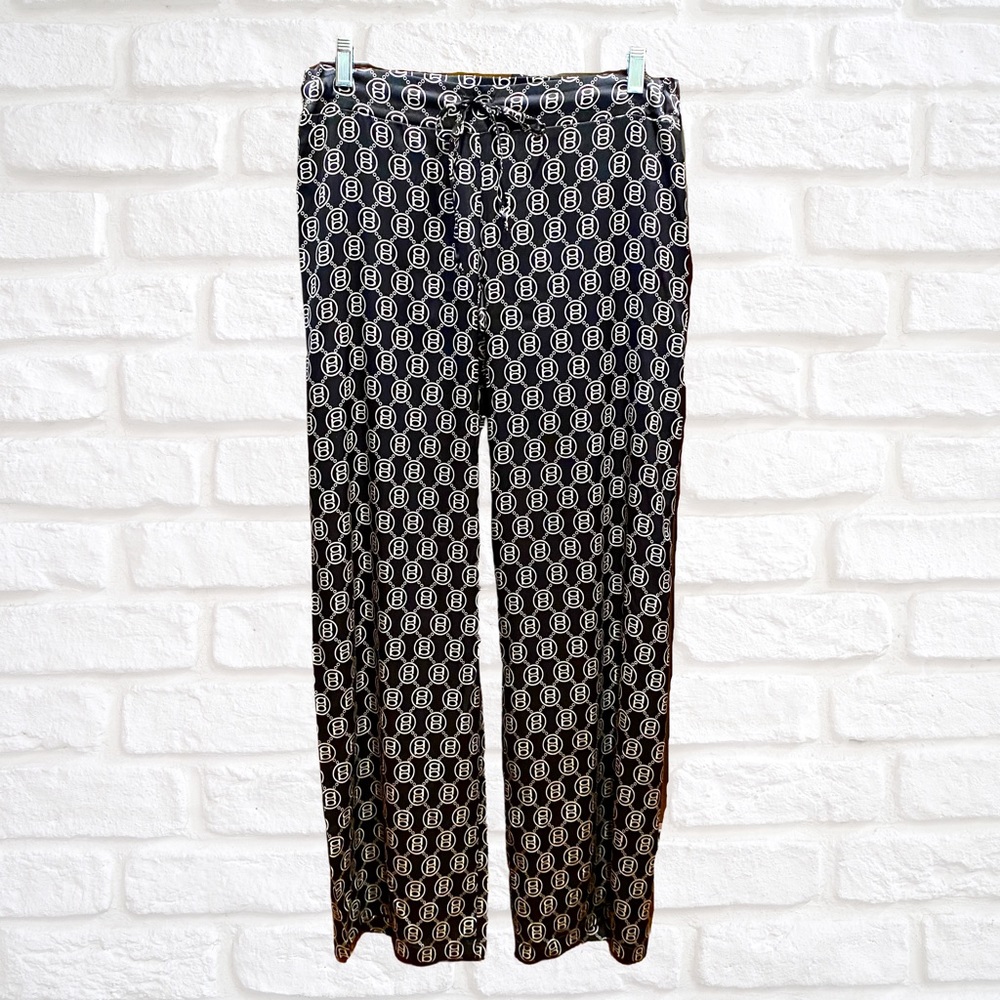 Bebe Logo Silk PJ Pants | S